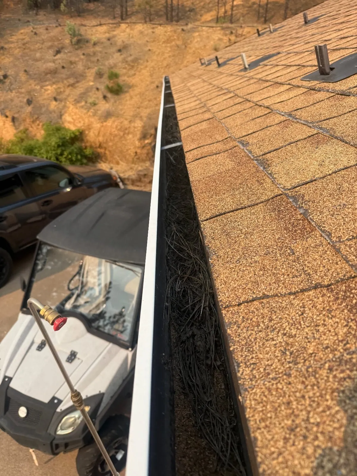 Before — Gutter Cleaning and Maintenance in Applegate, CA — September 2026